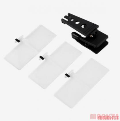 Clip-On brilloep set met 3 vergrootglazen